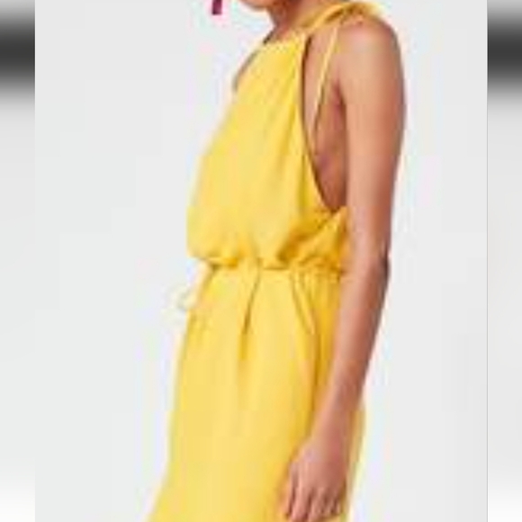 Row A Beautiful Soft Yellow Lightweight Jumpsuit/ Pantsuit/ NWT* Size Small - Picture 1 of 15